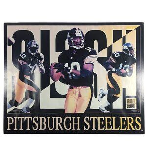 Vintage Kordell Stewart Pittsburgh Steelers Slash Poster 1996 NFL Memorabilia